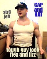 str8 Jeff  CAP AND HAT